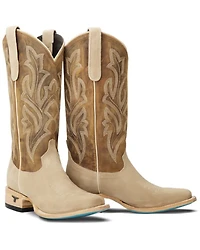 Lane Women's Classic Suede Western Boots - Square Toe