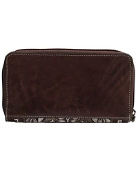 Ariat Women's Rori Buck Lace Tooled Floral Wallet