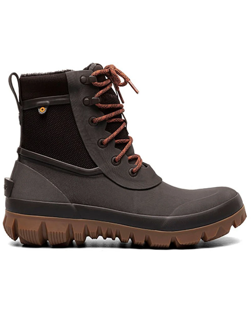 Bogs Men's Arcata Urban Lace-Up Waterproof Snow Boots - Round Toe