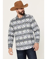 Pendleton Men's Beach Shack Print Long Sleeve Button-Down Western Shirt