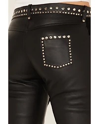Understated Leather Women's Wild Cats Mid Rise Flare Pants