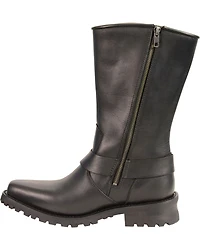 Milwaukee Leather Men's Braid & Rivet Harness Boots - Square Toe