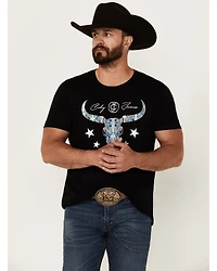 Cody James Men's Navajo Steerhead Logo Short Sleeve Graphic T-Shirt