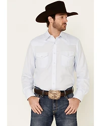 Roper Men's Classic Tone On Solid Long Sleeve Pearl Snap Western Shirt