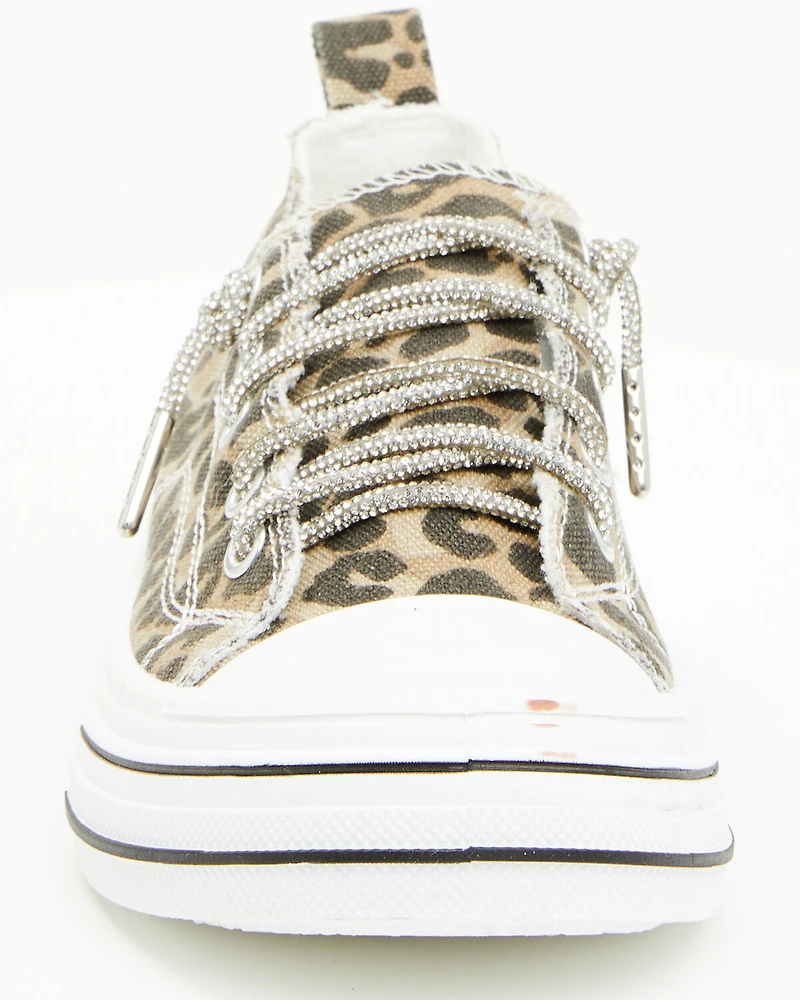 Very G Women's Aman Leopard Casual Sneakers
