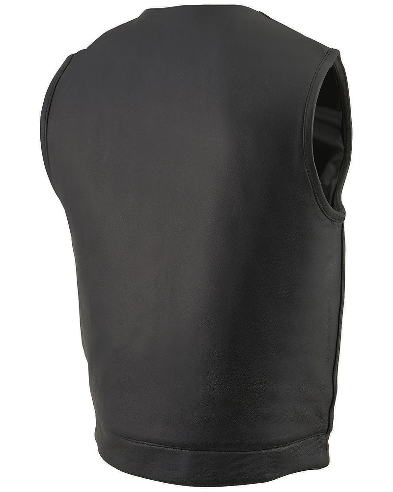 Milwaukee Leather Men's Cool-Tec Concealed Carry Motorcycle Club Style Vest