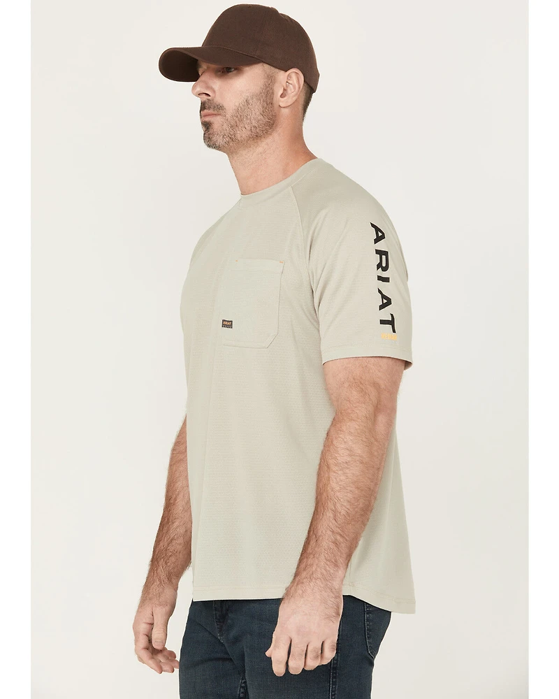 Ariat Men's Rebar Heat Fighter Short Sleeve Pocket Work Shirt