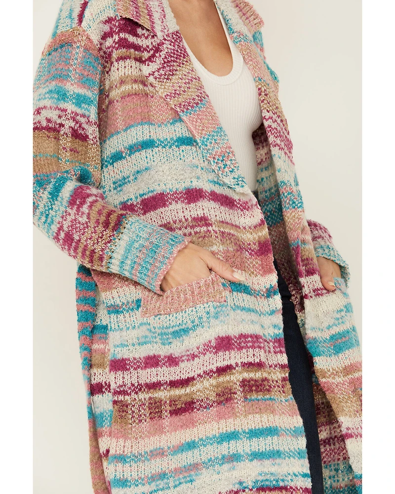 Room 34 Women's Color Block Cardigan