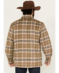 Wrangler Men's Plaid Print Quilted Jacket