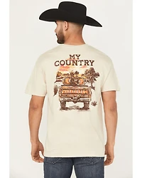 Buckwear Men's Chevy My Country Short Sleeve Graphic T-Shirt
