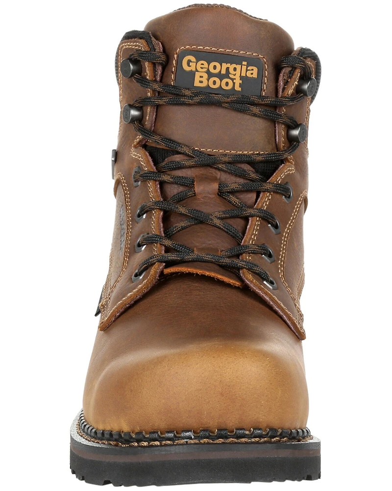 Georgia Boot Men's Giant Revamp Met Guard Waterproof Work Boots - Steel Toe