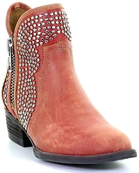 Circle G Women's Studded Booties - Round Toe