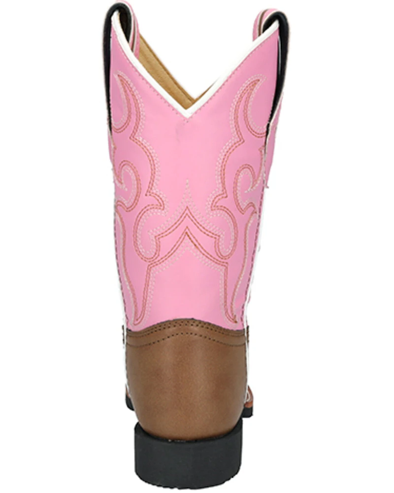 Smoky Mountain Girls' Mustang Western Boots - Round Toe