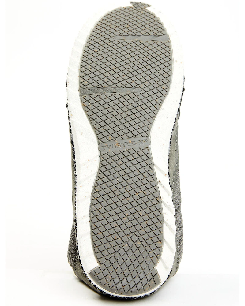Twisted X Men's Zero Gray Slip-On Casual Driving Moc