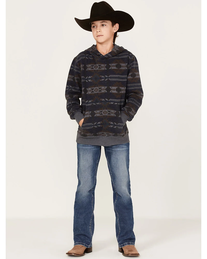 Ariat Boys' Southwestern Print Hooded Sweatshirt