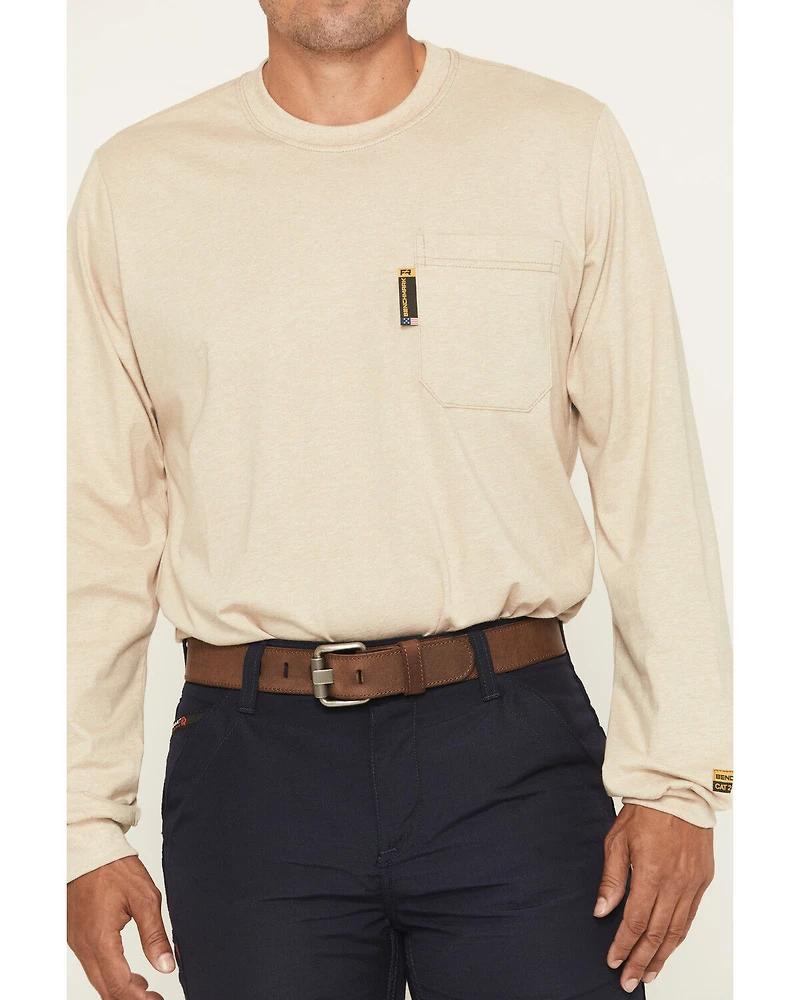 Benchmark FR Men's Ford Shale of South Texas Long Sleeve Work T-Shirt