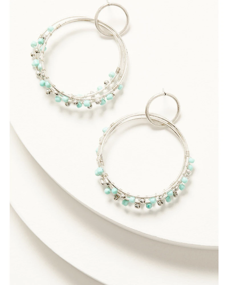 Shyanne Women's Luna Bella Double Hoop Earrings