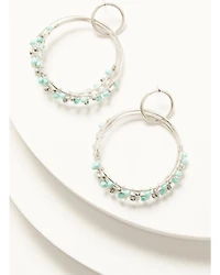 Shyanne Women's Luna Bella Double Hoop Earrings