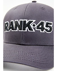RANK 45® Men's Embroidered Logo Mesh-Back Ball Cap
