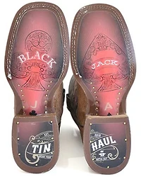 Tin Haul Men's Blackjack Western Boots - Broad Square Toe