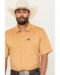 Kimes Ranch Men's Linville Solid Short Sleeve Button-Down Western Shirt