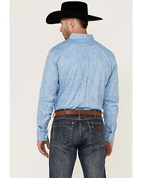 RANK 45® Men's Floater Paisley Print Long Sleeve Button-Down Western Shirt