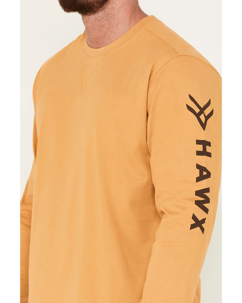 Hawx Men's Season Logo Long Sleeve Work Shirt