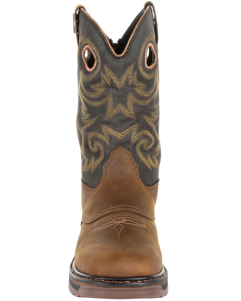 Georgia Boot Men's Carbo-Tec LT Waterproof Western Work Boots - Soft Toe