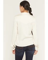 Idyllwind Women's Fairlawn Sateen Studded Long Sleeve Button-Down Western Shirt