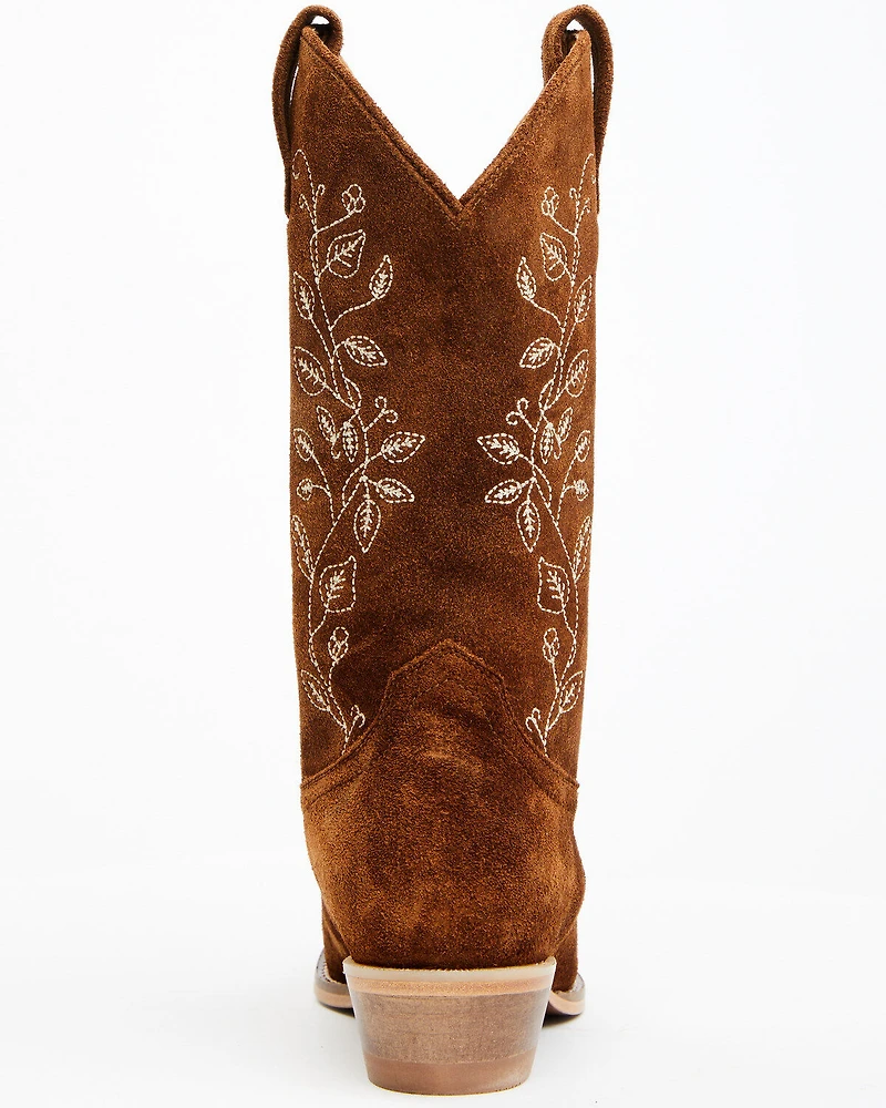 Shyanne Women's Bambi Suede Western Boots - Snip Toe