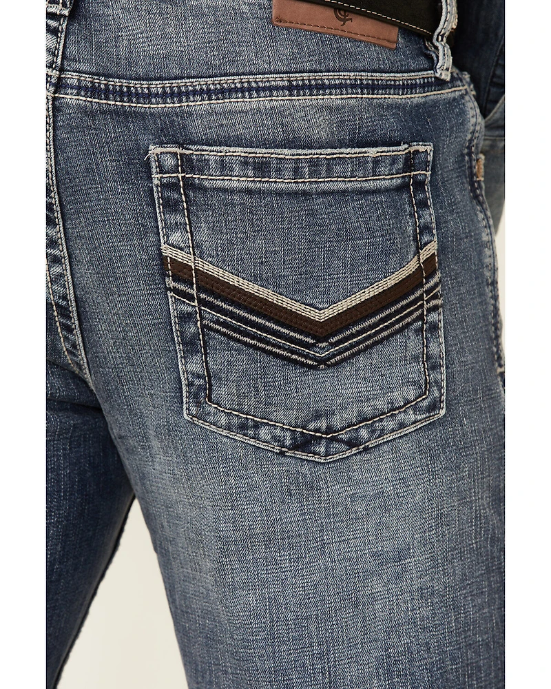 Cody James Core Men's Buster Wash Jackson Slim Straight Stretch Denim Jeans