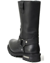 Milwaukee Leather Men's 11" Waterproof Harness Boots - Square Toe