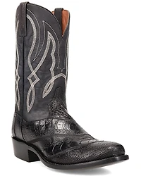 Dan Post Men's Exotic Ostrich Leg Western Boots - Square Toe