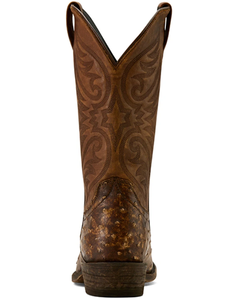 Ariat Men's Vesper Exotic Ostrich Western Boots - Round Toe