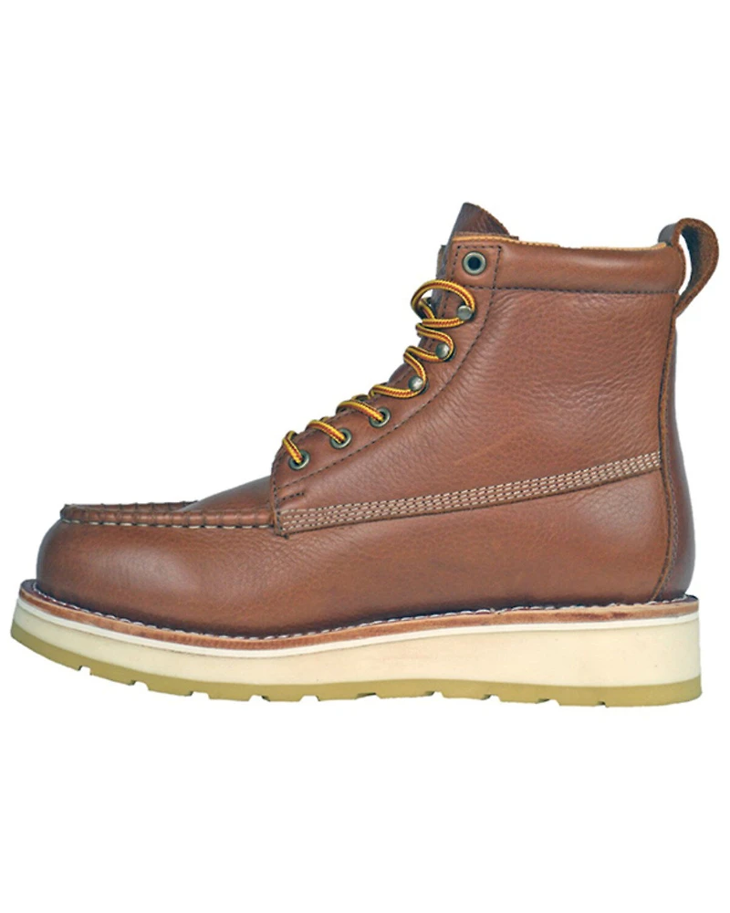 Die Hard Men's Malibu 6" Lace-Up Wedge Work Boots - Composite Toe