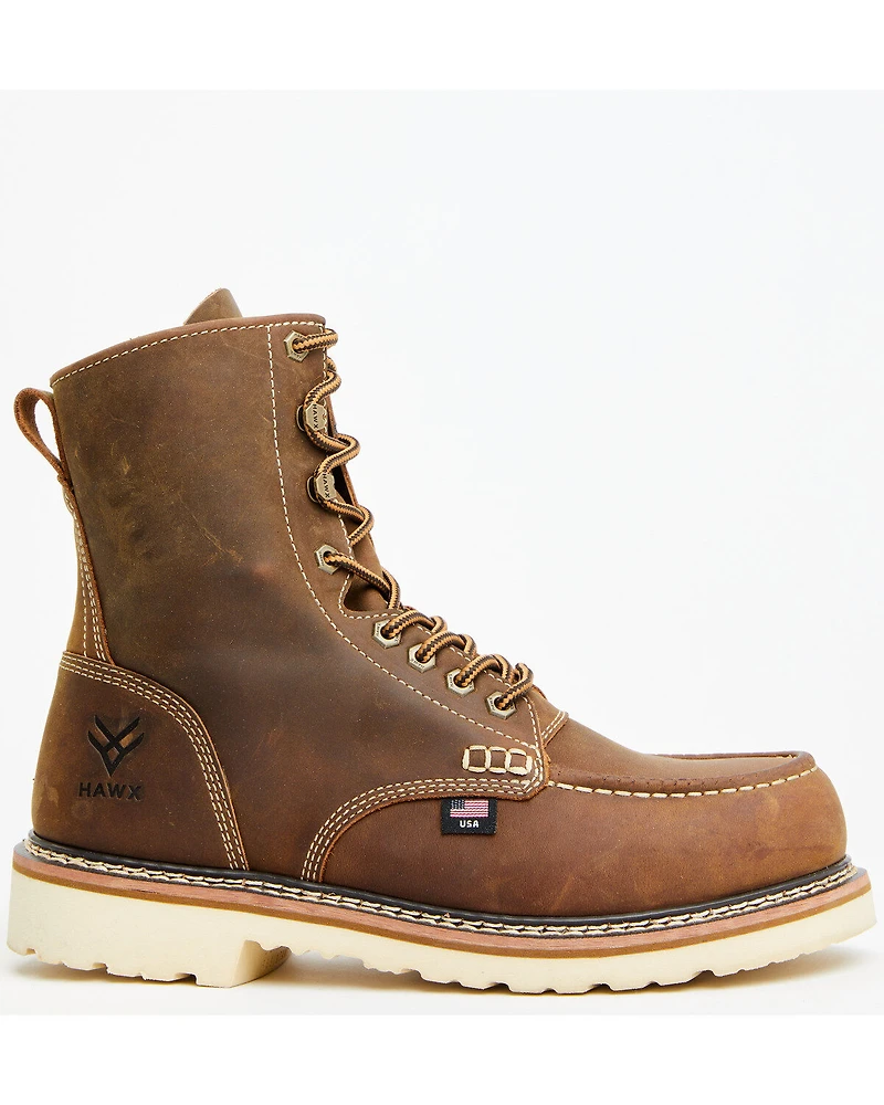 Hawx Men's 8" USA Redesigned Work Boots - Composite Toe