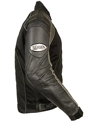 Milwaukee Leather Men's Combo Textile Mesh Racer Jacket - 3X