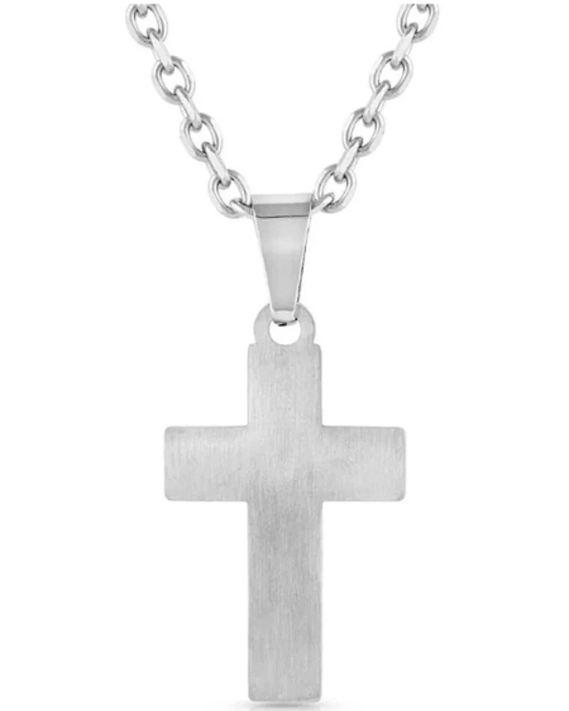 Montana Silversmiths Men's Intertwined with Faith Cross Necklace