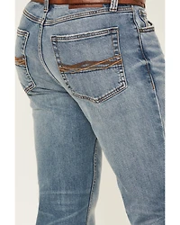 RANK 45® Men's Bodie Wash Trigger Slim Bootcut Performance Stretch Denim Jeans