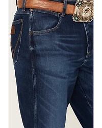 Wrangler Retro Men's Troxler Dark Wash Relaxed Bootcut Stretch Denim Jeans