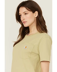 Carhartt Women's Loose Fit Heavyweight Short Sleeve Pocket Tee