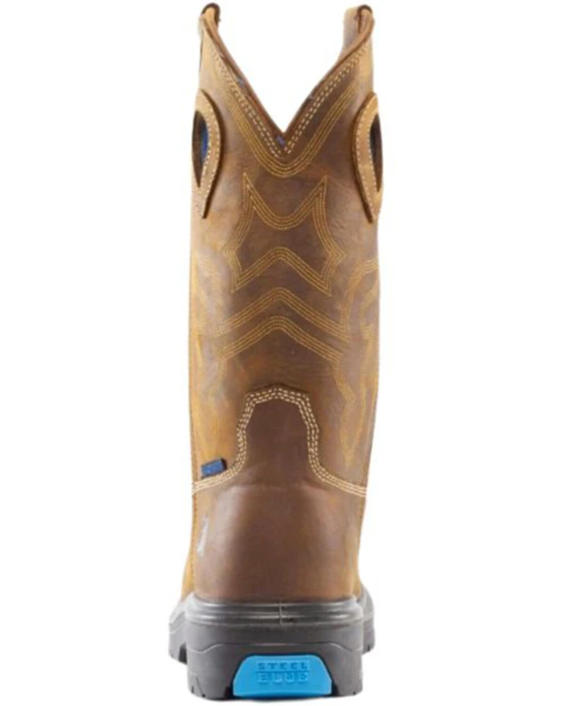 Steel Blue Men's Heeler Wellington Work Boots - Toe