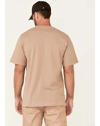 Hawx Men's Solid Natural Forge Short Sleeve Work Pocket T-Shirt - Big