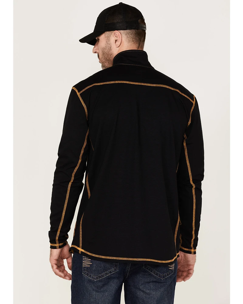 Cody James Men's FR Knit 1/4 Zip-Front Work Pullover