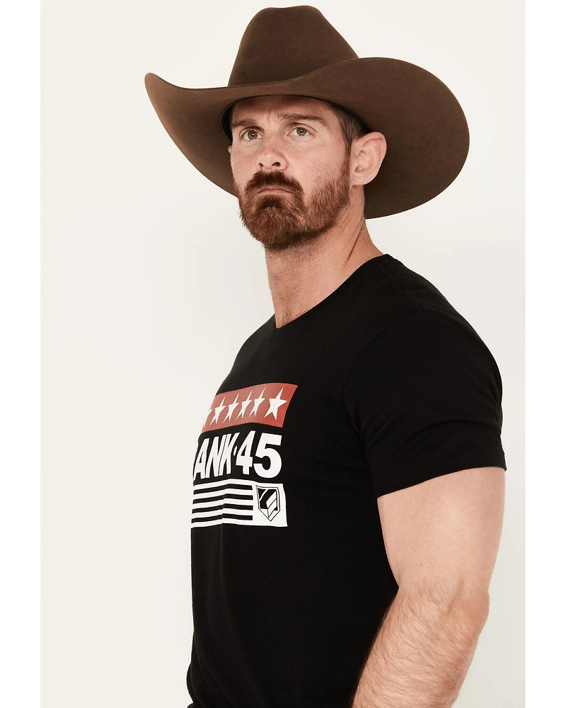 RANK 45® Men's Star Logo Short Sleeve Graphic T-Shirt