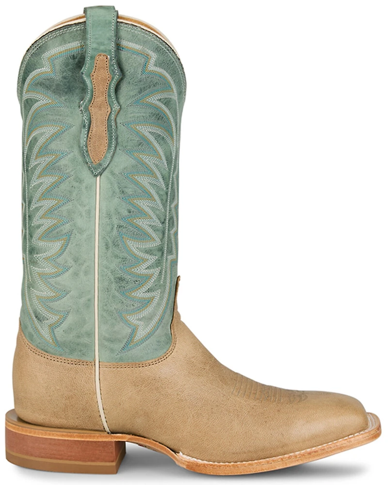 Justin Men's Burchett Performance Western Boots - Broad Square Toe