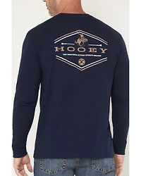 Hooey Men's Rocks Long Sleeve Graphic T-Shirt