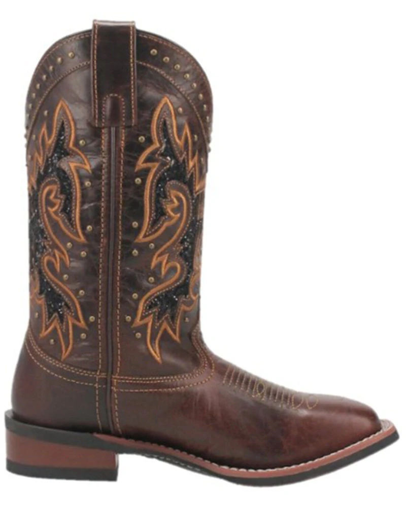 Laredo Women's Lockhart Studded Performance Western Boots - Broad Square Toe