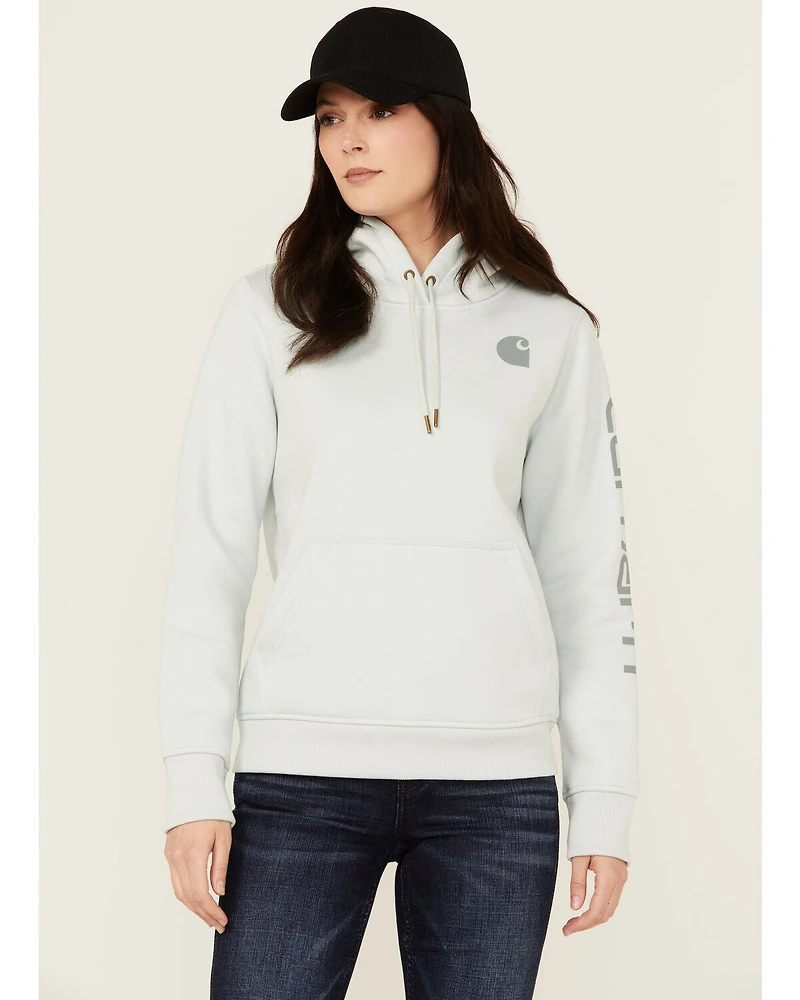 Carhartt Women's Relaxed Fit Midweight Logo Graphic Hoodie