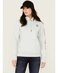 Carhartt Women's Relaxed Fit Midweight Logo Graphic Hoodie